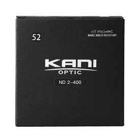 KANI 可変NDフィルター バリアブルND2-400 52mm (減光効果 1-8 3/2絞り分) / レンズフィルター 丸枠