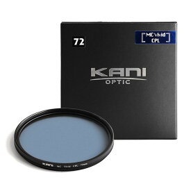 KANI CPLフィルター プレミアムビビッドサーキュラーPL 72mm CPL / 円偏光 PL レンズフィルター