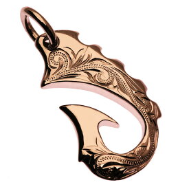 ハワイアンジュエリー ネックレス ペンダントトップ ヘッド 14K イエロー ホワイト ピンクゴールド LONO ロノ フィッシュフック 釣り針 波 プルメリア メンズ レディース ブランド プレゼント 【送料無料】 人気 ギフト 金属アレルギー