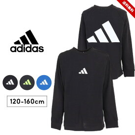 アディダス adidas 長袖Tシャツ ロングスリーブTシャツ tシャツ 長袖 キッズ ジュニア 女の子 男の子 120cm 130cm 140cm 150cm 160cm 子供服 トップス 長袖 春秋冬 シンプル ロンT おしゃれ かわいい 送料無料