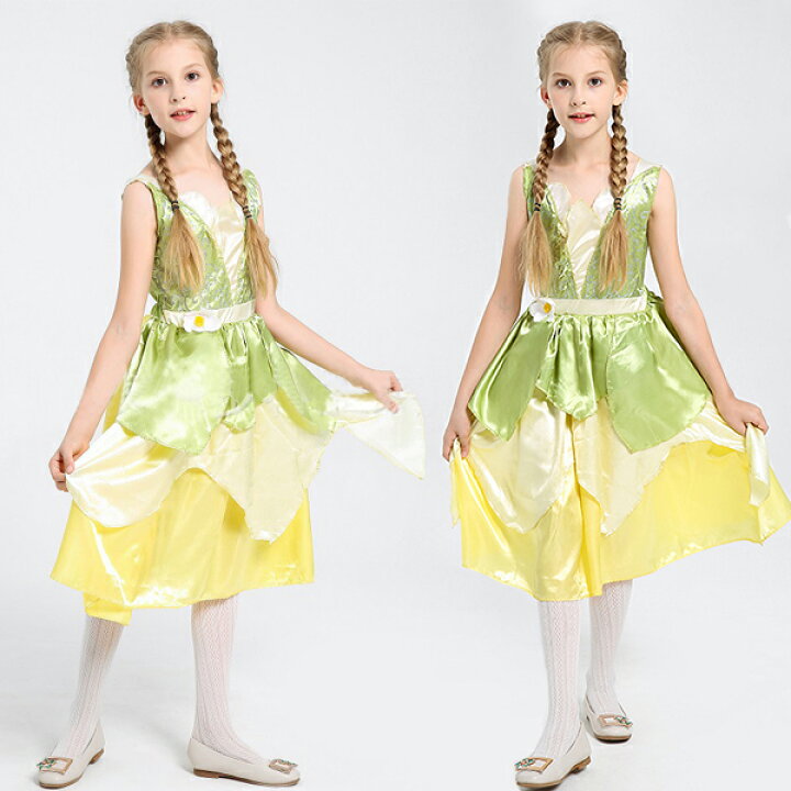 楽天市場 ティンカーベル 妖精 フェアリー ハロウィン コスプレ キッズ 衣装 レインボープリンセス 子供用コスチューム 舞台衣装 発表会衣装にティンカーベル 妖精 プリンセス コスプレ コスチューム ハロウィン 仮装衣装 子供ドレス Modanic