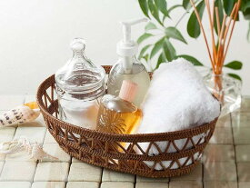 【最大1万円OFFクーポン】アタ かご バリ島 アタ製品 オーバルボウル 格子 アジアン バリ 雑貨 インテリア おしゃれ プレゼント LOOP モダン リゾート 小物入れ トレイ トレー ループ かわいい アジアン エスニ