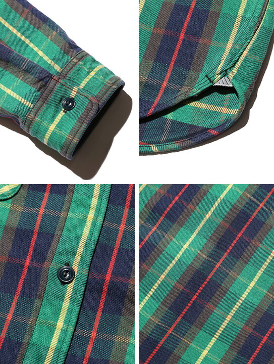 楽天市場】ジェラード JELADO JP02125 ヘビーチェックネルシャツ  