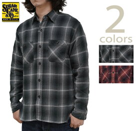 シュガーケン SUGAR CANE SC29149 ツイルチェックワークシャツ [ L/S TWILL CHECK WORK SHIRT ] [ ネルシャツ ] [ アメカジ ] [ メンズ ]