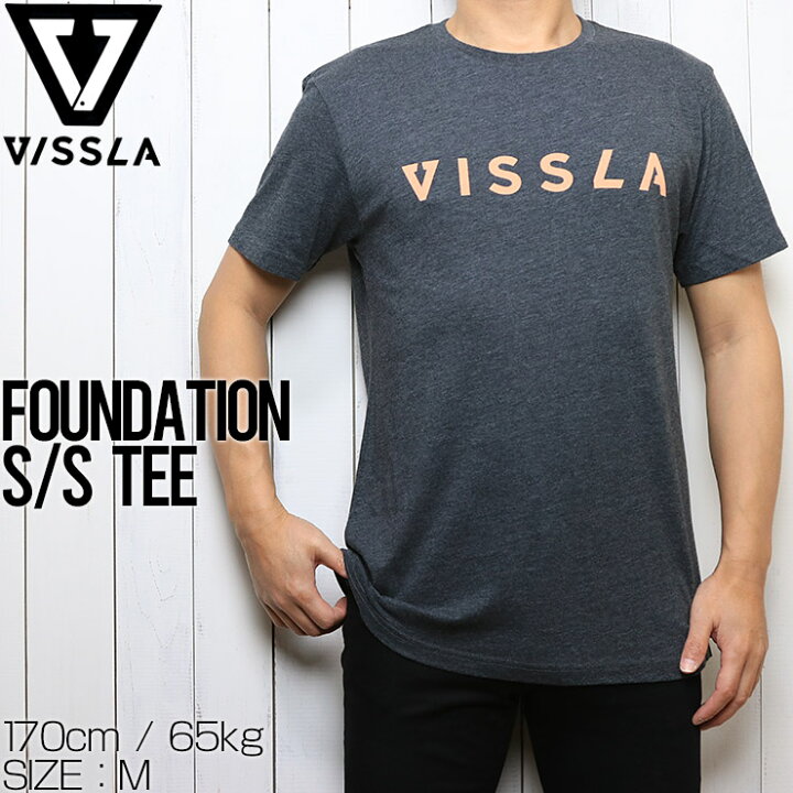 楽天市場】【送料無料】 VISSLA ヴィスラ FOUNDATION S/S TEE 半袖T 