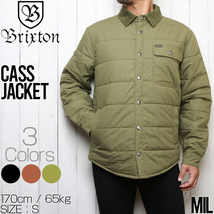 楽天市場】BRIXTON ブリクストン CASS JACKET キルティングジャケット 