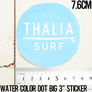 yNAXZ[z THALIA SURF ^AT[t WATER COLOR DOT BIG 3" STICKER XebJ[ V[