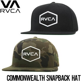 【送料無料】 【送料無料】 RVCA ルーカ COMMONWEALTH SNAPBACK HAT スナップバックキャップ AVYHA00454
