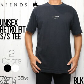 【送料無料】 AFENDS アフェンズ UNISEX RETRO FIT S/S TEE 半袖Tシャツ M212006