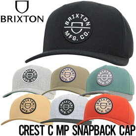スナップバックキャップ 帽子 BRIXTON ブリクストン CREST C MP SNAPBACK CAP
