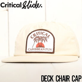 Critical Slide クリティカルスライド TCSS ティーシーエスエス DECK CHAIR CAP ストラップバックキャップ HW2141 [FB]