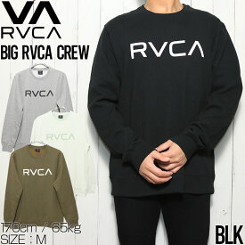【クリアランスセール】 スウェット トレーナー クルーネック RVCA ルーカ BIG RVCA CREW AVYSF00178