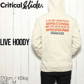 プルオーバーパーカー フーディ TCSS ティーシーエスエス クリティカルスライド LIVE HOODY FC2165