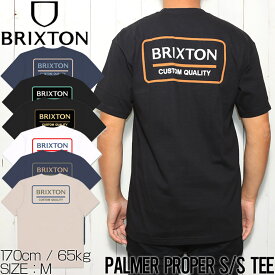 半袖Tシャツ バックプリントTEE BRIXTON ブリクストン PALMER PROPER S/S TEE 16616