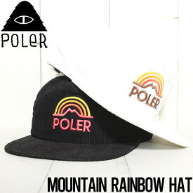 POLeR ポーラー MOUNTAIN RAINBOW HAT スナップバックキャップ 212ACU7001