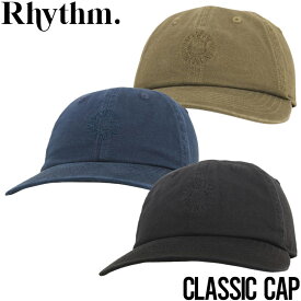 【クリアランスセール】 ストラップバックキャップ 帽子 Rhythm リズム CLASSIC CAP CL21M-HW03