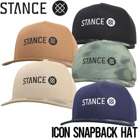 【クリアランスセール】 帽子 スナップバックキャップ STANCE スタンス ICON SNAPBACK HAT A304D21ICO