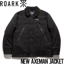 2023年モデル 中綿入りジャケット THE ROARK REVIVAL ロアークリバイバル NEW AXEMAN JACKET RJJ951 BLK 日本代理店正規品