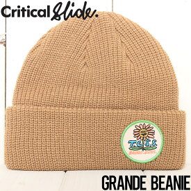 【送料無料】 ニットキャップ カフビーニー Critical Slide クリティカルスライド TCSS ティーシーエスエス GRANDE BEANIE HW2381