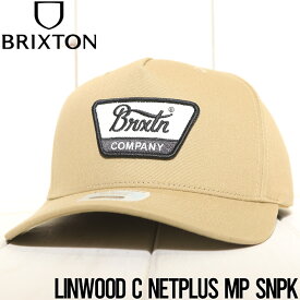 【送料無料】 スナップバックキャップ 帽子 BRIXTON ブリクストン LINWOOD C NETPLUS MP SNPK 10980 KHBKW 日本代理店正規品