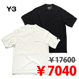 アディダス/adidas Y-3/ワイスリー H63083 HZ8842 WRKWR TEE メンズ ロゴ 半袖 Tシャツ スポーティー コットン ジャージー BLACK ブラック OFFWHITE オフホワイト【あす楽】【送料無料】