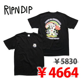 リップンディップ/RIPNDIP RNDHOL23178 So Mushroom Tee 半袖 Tシャツ ネコ ストリート スケーター メンズ レディース ユニセックス 猫【ネコポス発送】