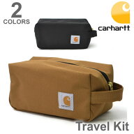 カーハート/carhartt (B0000315/B0000555) TRAVEL KIT ドップ キット ポーチ 小物入れ バッグ ロゴ 旅行…