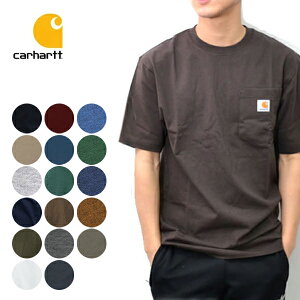 �J�[�n�[�g/carhartt Men�fs K87 WORK POCKET T-Shirt �����Y �g�b�v�X T�V���c US�T�C�Y �|�P�b�g ����T�V���c TEE ���S ��� �V���v�� �y�l�R�|�X�����z