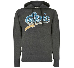 [Worn By] Epic Records / Logo Hood (Charcoal Marl) - [�E�H�[���E�o�C] �G�s�b�N�E���R�[�h ���S �t�[�h �p�[�J