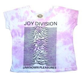 [Worn By] Joy Division / Unknown Pleasures Drape Tee (Purple Dip Dye) (Womens) - [ウォーン・バイ] ジョイ・ディヴィジョン Tシャツ