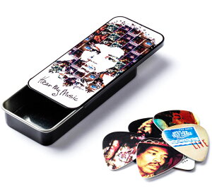 [Jim Dunlop] Jimi Hendrix Pick Tin (Hear My Music) (JH-PT07M) W~EwhbNX M^[ sbN P[X Zbg