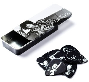 [Jim Dunlop] Jimi Hendrix Pick Tin (Silver Portrait 1) (JH-PT05H) W~EwhbNX M^[ sbN P[X Zbg