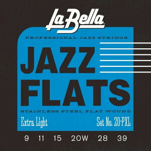 [La Bella] 20PXL Jazz Flats - Extra Light 09-39 - �� �x�� �W���Y �M�^�[��