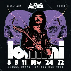 [La Bella] TI832 Tony Iommi Signature Electric Guitar Strings D# Tuning 8-32 -  x gj[EACI~ M^[