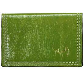 [Moody Leather] Leather Wallet (Kiwi / Cream) - ムーディー・レザー・ウォレット