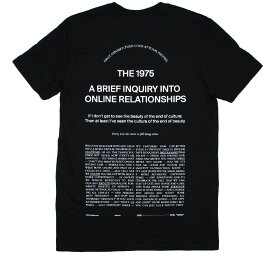 The 1975 / A Brief Inquiry into Online Relationships Tee 4 (Black) - 1975 Tシャツ