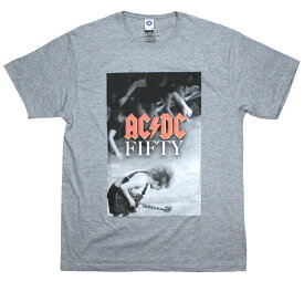 AC&#9889;&#65038;DC / 50th Anniversary Angus Stage Tee (Heather Grey) - ACDC Tシャツ