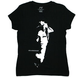 Amy Winehouse / Portrait Womens Tee 3 (Black) - エイミー・ワインハウス Tシャツ