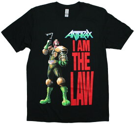 Anthrax / I Am The Law Tee (Black) - アンスラックス Tシャツ