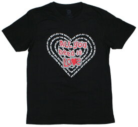 The Beatles / All You Need Is Love Tee (Black) - ザ・ビートルズ Tシャツ