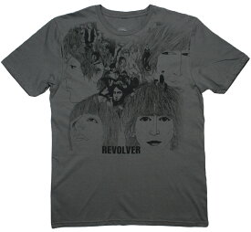 The Beatles / Revolver Tee 9 (Charcoal Grey) - ザ・ビートルズ Tシャツ