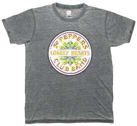 The Beatles / Sgt. Pepper's Lonely Hearts Club Band Tee 4 (Charcoal Grey) (Burn Out) - ザ・ビートルズ Tシャツ