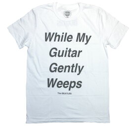The Beatles / While My Guitar Gently Weeps Tee (White) - ザ・ビートルズ Tシャツ