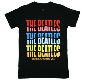 The Beatles / World Tour 1964 Tee (Black) - �U�E�r�[�g���Y T�V���c