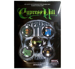 Cypress Hill / Logos Badge Pack - �T�C�v���X�E�q�� �o�b�W �p�b�N