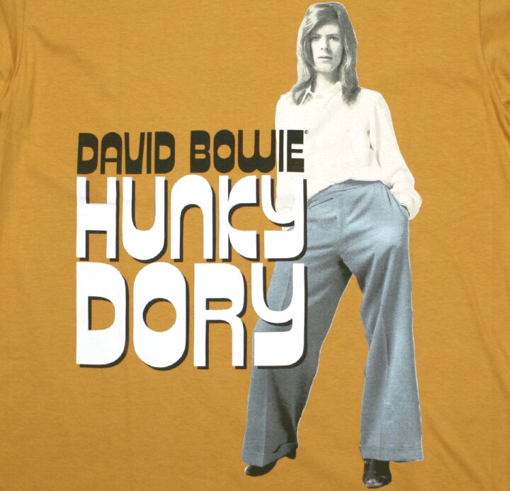 楽天市場】David Bowie / Hunky Dory Tee 4 (Mustard Yellow 