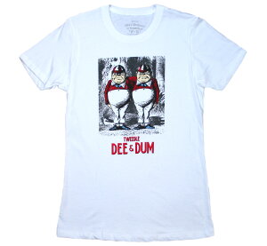 Alice's Adventures in Wonderland / Tweedle Dee & Dum Tee (White) (Womens) - svc̍̃AX TVc