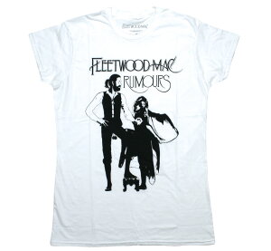Fleetwood Mac / Rumours Womens Tee 2 (White) - �t���[�g�E�b�h�E�}�b�N T�V���c