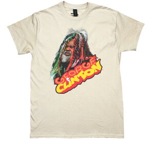 George Clinton / Hair Explosion Tee (Sand) - �W���[�W�E�N�����g�� T�V���c