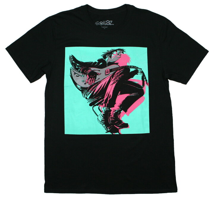 楽天市場】Gorillaz / The Now Now Tee (Black) - ゴリラズ Tシャツ 